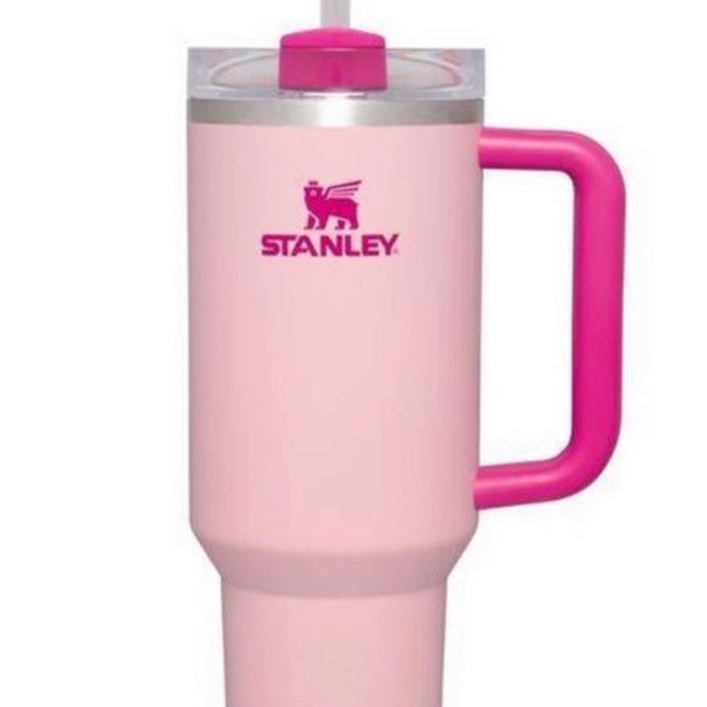 Pink Stanley 40oz Quencher Tumbler
